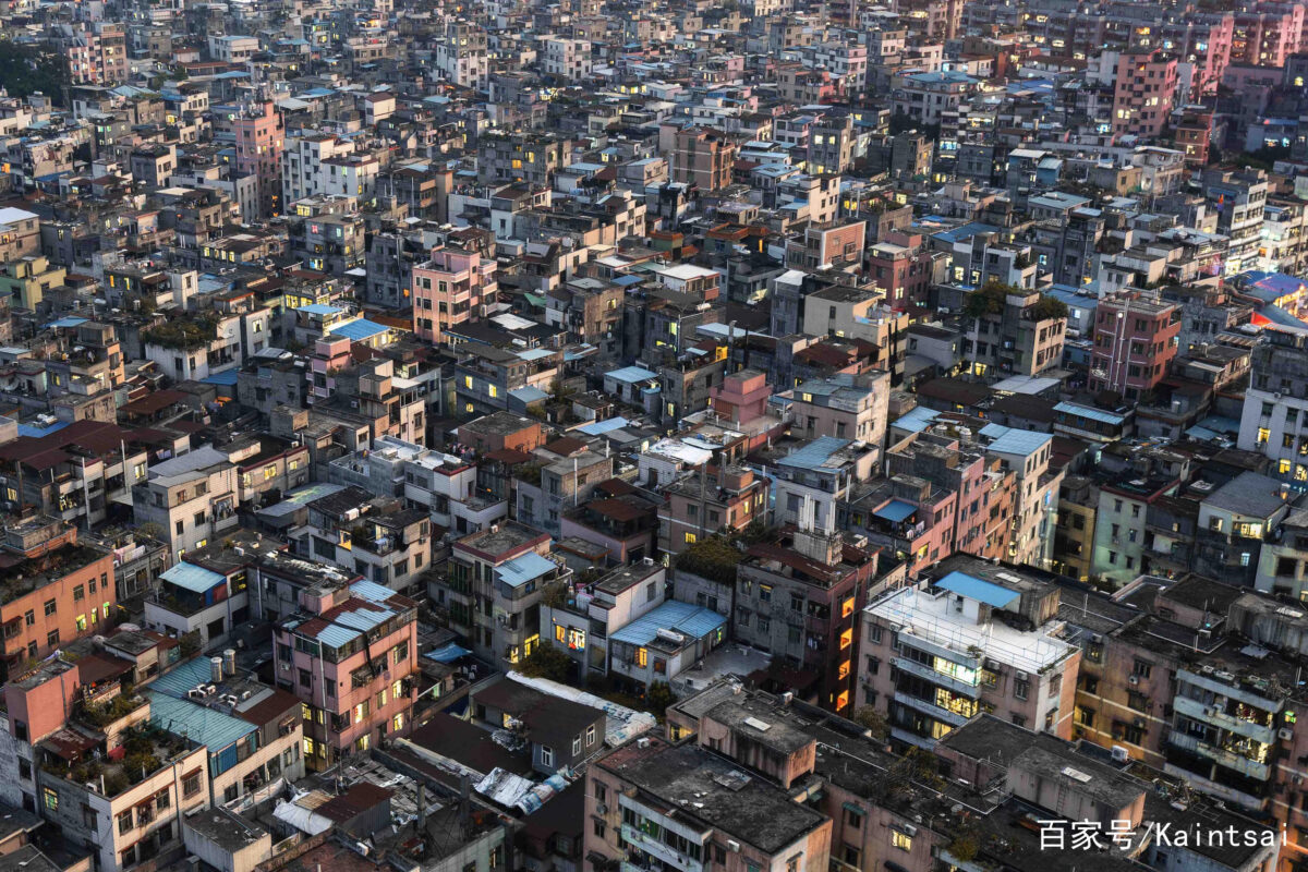 хаотичная плотная застройка в провинции Гуандун, Китай | Guangdong, China